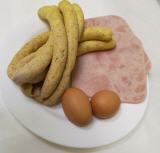 Eierspeise Würstel aus eigener Produktion