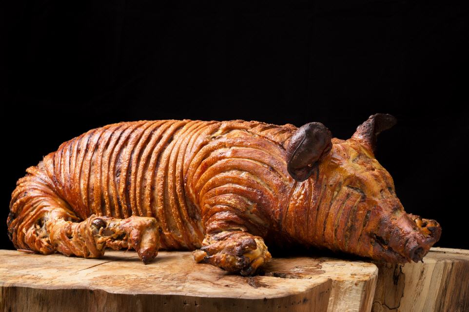 Spanferkel frisch gebraten