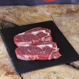 frisch geschnittene Rib Eye Steaks