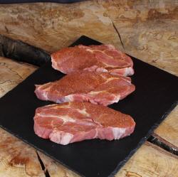 frische Schopfbratenstekas gewürzt
