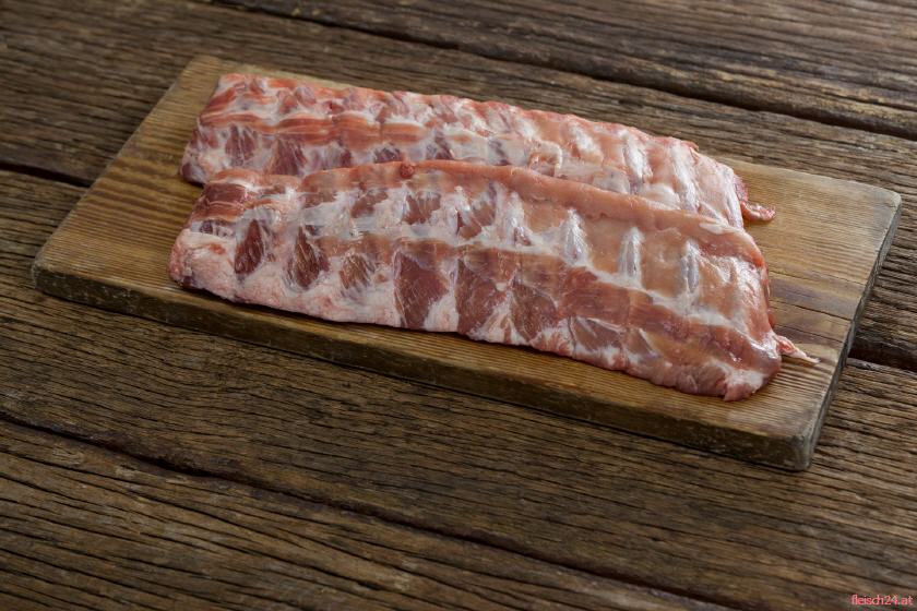 Spareribs - Baby back Ribs frisch zum Grillen ganz